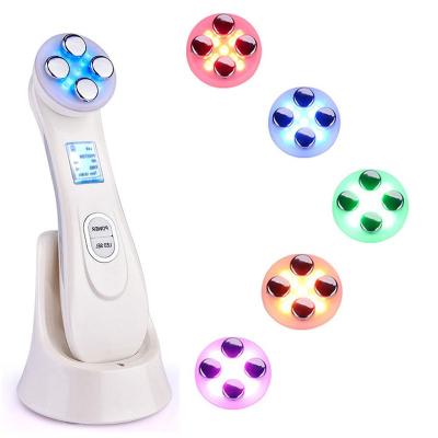 China Face Lift Factory Beauty Facial Equipment EMS Led Handheld Light Therapy For Face Remove Old Skin Rejuvenation RF Radio Frequency Machine for sale