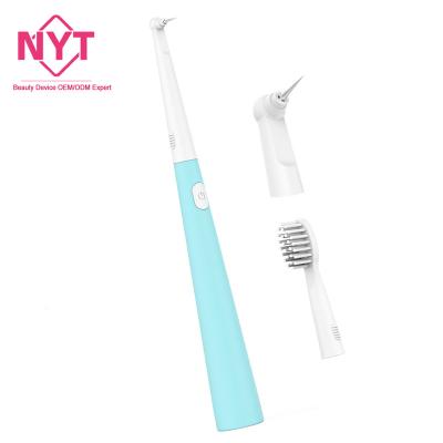 China Dental Calculus Plaque Remover And Sonic Toothbrush Peru Cheap Aliexpress 2021 2 Smart Ways In 1 Electric Toothbrush To Remove Plaque From Teeth Sonic Dental Electric Plaque Remover for sale