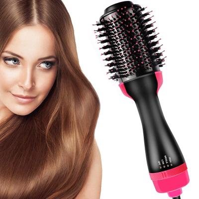 China China Guangdong Shenzhen Wholesale Ionic Hot Air Styler Professional Cheap Pink Comb 3 in 1 for Sale One Step Brush Hair Dryer for sale