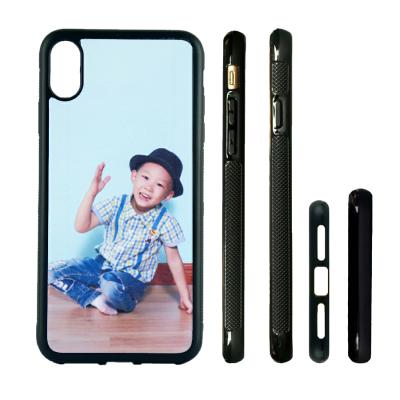 China Lowest Price Heat Transfer White Case Cover 2D TPU+PC Sublimation Phone Case For Iphone X Max Xs for sale