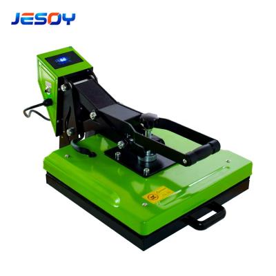 China Garment Shops Guangdong Multifunctional Manual Small Digital Flatbed Machine T-Shirt Printing Transfer 15 x 15 Mini Heat Press Machines for sale