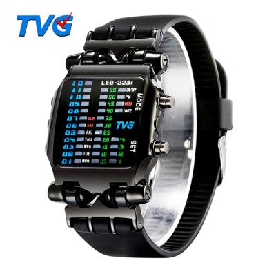 China Hot Selling TVG 2231 Date Automatic Quartz Men's Watch Silicon Wrist Watch Men's Resistant Silicon Wrist Watch Create Your Own Brand for sale