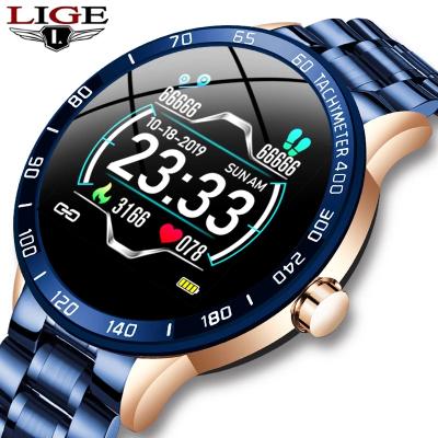 China New Stainless Steel Smartwatch Men Waterproof Smart Watch Lige Date Lige BW0122 Automatic Reminder Fitness zu verkaufen