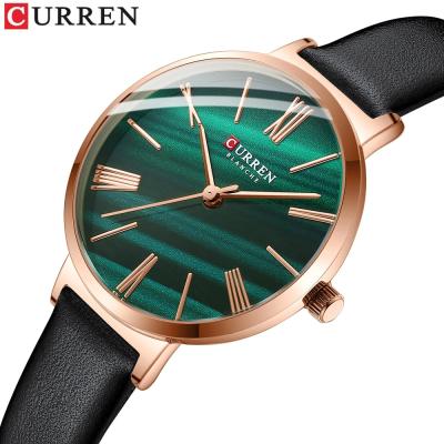 China Curren 9076 Waterproof Ladies Casual Watch Water Resistant Quartz Single Dial Curren Watches Women for sale