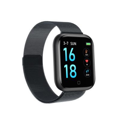 China Automatic Date T80S Men Women Sports Shape Ip68 Water Resistant Fitness Tracker Heart Rate Smartwatch for sale