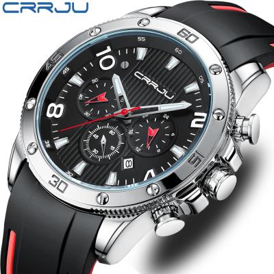 Китай CRRJU 2295 New Arrival Water Resistant Quartz Watch For Men Women High Quality Waterproof Wrist Watch продается