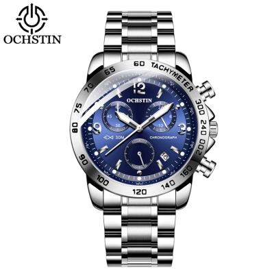 China OCHSTIN 6123B Automatic Date Mens Waterproof Sport Watches Quartz Wrist Watch Luxury Stainless Watch Band à venda