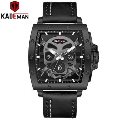 China KADEMAN KD408 Date KADEMAN KD408 Automatic Quartz Man Analog Wrist Watch Fashion Leather Analog Watch Set For Gift for sale