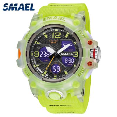 China Original SMAEL 8008 Digital Water Resistant Brand Quartz Wrist Watch Mens Waterproof Original Logo Wrist Watch Chronograph Watches for sale