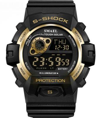 China Alarm Smael 1466 Cool New Sports Watches Fashion Design Digital Watch Man Digital Watch for sale