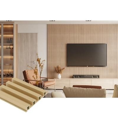 China Protective 3D Surface WPC Wall Panel for Interior Decoration 20MM for sale