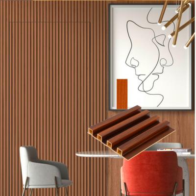 China 200mm Width Slat Interiored Nano Effect Fluted Wall Panel for Interior Decoration for sale