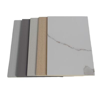 China WPC Marble Bamboo Charcoal Board Veneer for Administration Marble Fiber Wall Panel for sale