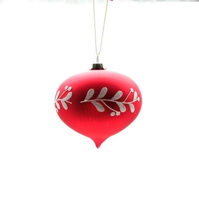 China Wholesale Low Price Glass Ornaments Glass Christmas Led Hanging Ball for sale