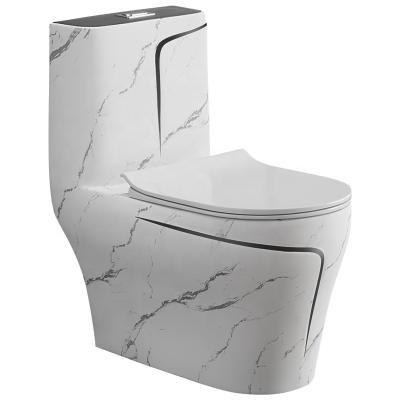 China Double-flush Ceramic PATE Hotel Dubai Bathroom WC Luxury Floor Freestanding MARBLE Toilet for sale