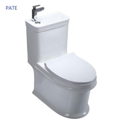 China Ceramic Cheap One Piece Toilet Sanitary Ware Small Wc Floor Mount Wash Down Sink Concealed Combo Toilet for sale