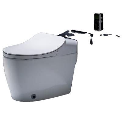 China Smart Bathroom PATE Automatic Operation Ceramic Floor Position Automatic Intelligent Toilet Toilet for sale