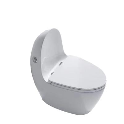 China Ceramic Double-Flow PATE Egg Shape Toilet 004 Unique Style And Individual Designing Floor Free Standing Toilet for sale