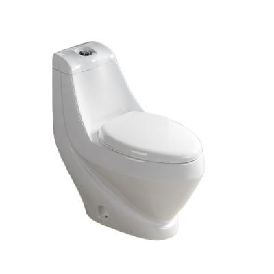 China Double-flow Jet Flushing Method Bathroom Ceramic One-piece Toilet Large 4 Inch Outlet Hole Sanitary Toilet for sale