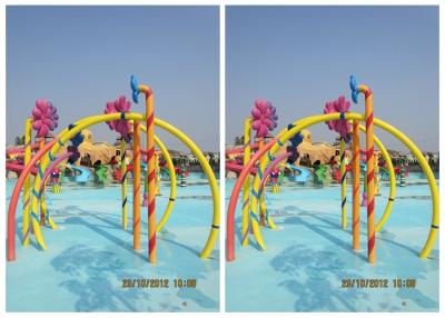 China Children Water Playground Equipment Funny Croal Flower Rings for Theme Park for sale