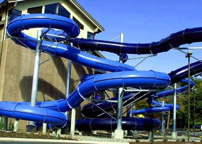 China Water Attractions Closed Open Spiral Water Slide for Family Adults and Children for sale