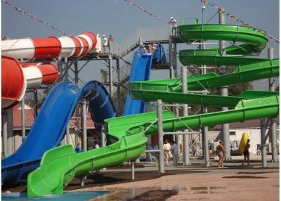 China Outdoor / Indoor Safety Amusement Park Spiral Water Slide for Adults for sale