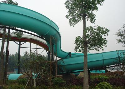 China Durable Large Family Fun Fiberglass Water Slide Amusement Park Equipment for sale