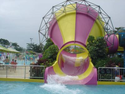 China Small Water Attraction Cool Water Slides For Theme Amusement Park for sale