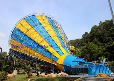 China Outdoor / Indoor Aqua Park Tornado Water Slide for Holiday Resort  4 Person for sale