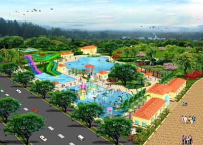 China Het aangepaste Openluchtproject van het het Waterpark van het Waterspel voor Jonge geitjes voegt/Zwembad samen Te koop