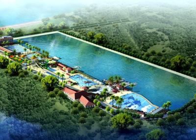 China Het schitterende/Prachtige Project van het Waterpark met de Dia van het Glasvezelwater Te koop