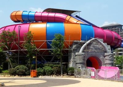 China Giant Fiberglass Slide Space Bowl Water Slide for Amusement Park / Aqua Park for sale