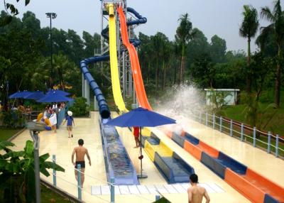 China Aqua Park Equipment Big Free Fall Water Slide , Water Slides For Inground Pools for sale