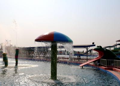 Chine Le jet d'eau d'équipement de parc de jet de fibre de verre joue la coutume de jet de champignon à vendre