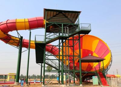 China Custom Huge Tornado Water Slide for Rapids Water Park / Theme Park 1340 m2 for sale