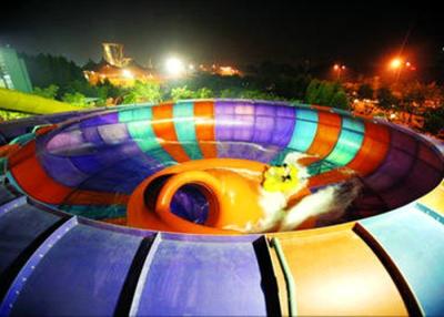 China Promotional Splendid Space Bowl Water Slide for Kids , 12m Tower Height for sale