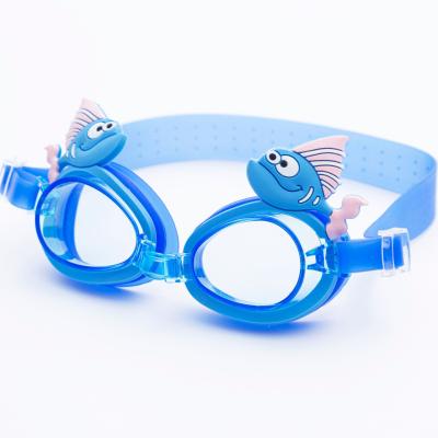 China Children Cute Cartoon Animal Waterproof Anti-fog Swimming Goggles for sale