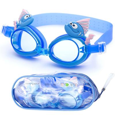 China Cute Boys Girls Children Goggles Kids Goggles Waterproof Anti-UV Anti-fog Water Swimming Pool Clear Goggles for sale