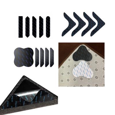 China Carpets Custom Size Cover Anti-Slip Gripper Adhesive Felt Furniture Pads Furniture Floor Cover Sticky Grippers for sale