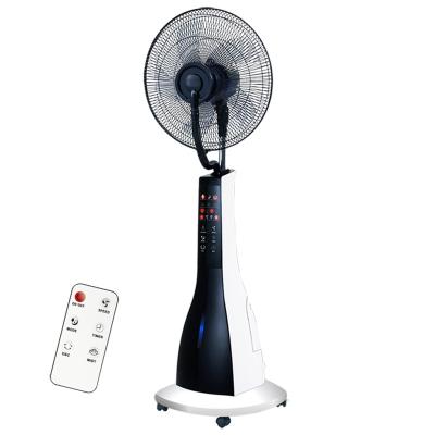 China Outdoor Fog Mist Oscillating Pedestal With Mist Humidifier 3L Water Tank For Home Water Fan for sale