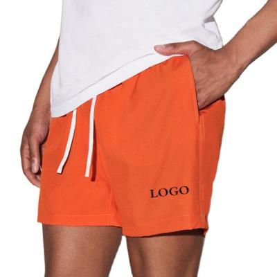 China Custom LOGO Beach Men Trunks Fast Dry Swimming Shorts Wholesale OEM Summer Anti-wrinkle Waterproof Men's Shorts for sale