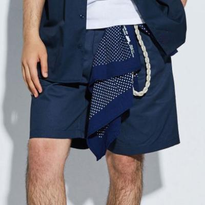 China Anti-Wrinkle Mens Summer Shorts Casual Solid Color Drawstring Shorts Breathable Shorts for sale