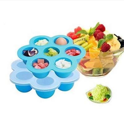 China 100% BPA Free Food Grade Silicone Baby Feeder BPA Free Baby Food Storage Containers for sale