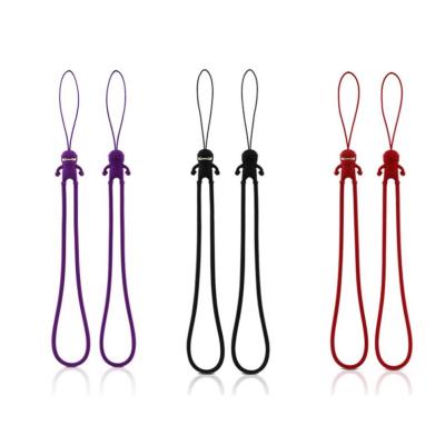 China Universal Washable Neck Strap Cell Phone Ties Hang Around Silicone Cell Phone Lanyard for sale