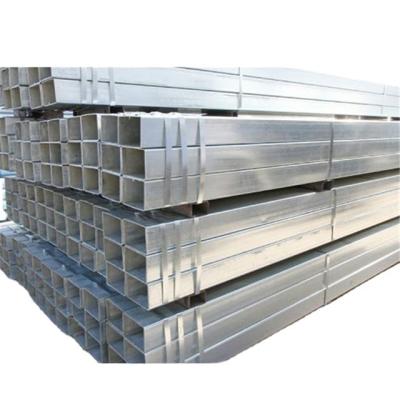 China Liquid pipe zinc aluminum magnesium square&rectangular pipe for 50x50 galvanized 1 inch square iron pipe for sale