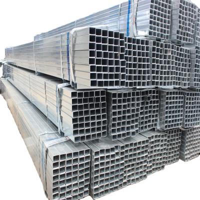 China High Quality Structure Pipe Square Tubing Galvanized Steel Pipe For Construction And Fence Design for sale