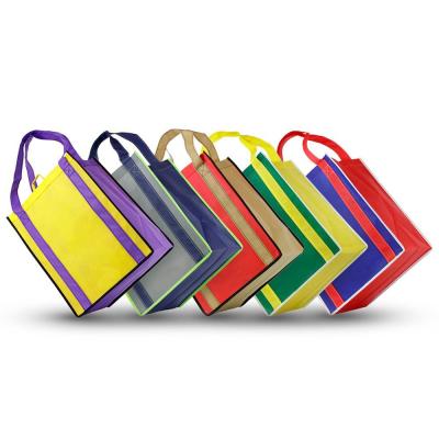 China Fashion Custom Multi Color Reusable Washable Durable Totes Bags Shopping Bags With Handle for sale