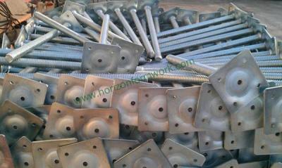 China Scaffolding parts,Scaffold jack base,  Домкрат для строительных лесов for sale