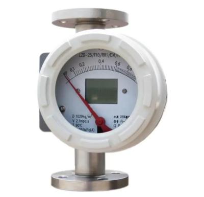 China Flange Connection Metal Tube Air Rotameter Water Flowmeter KDZZ-1 for sale