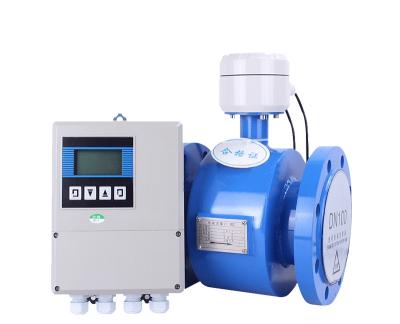 China 316L Smart Water Digital Sewage Liquid Slurry Seawater Separate Sanitary Electromagnetic Water Flow Meter Price for sale